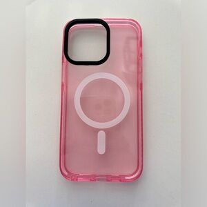 Magsafe Pink iPhone 15 Pro Max Case
